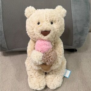 Jellycat ice cream bear NWT New York exclusive